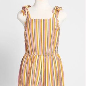 NWT ModCloth Stripped Romper